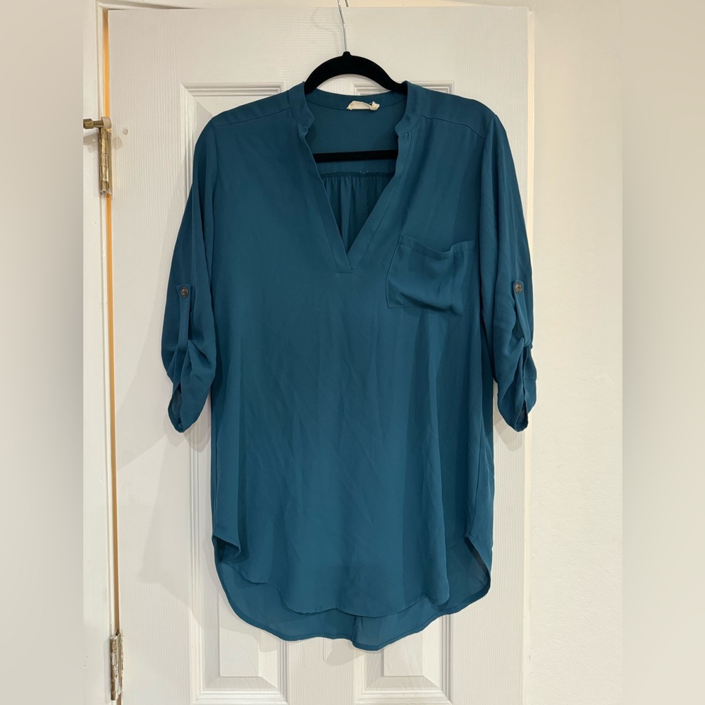 Oversized Teal Tunic from Nordstroms Xs